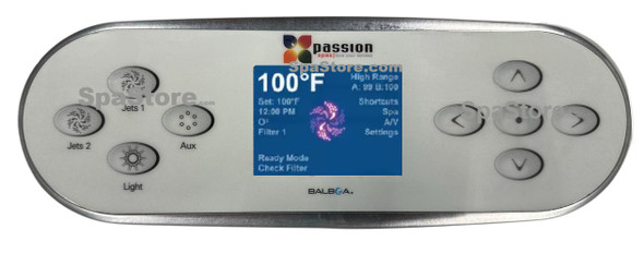 Passion Spas Topside Control Panel 8 Buttons Jet 1, Jet 2, Light, Aux Replace Original, Preprogrammed For Plug N Play Passion Spas Topside Control Panel 8 Buttons Jet 1, Jet 2, Light, Aux Replace Original, Preprogrammed For Plug N Play