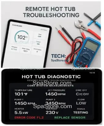  Diagnostics and Troubleshooting For Hot Tub Spa By Text / Email