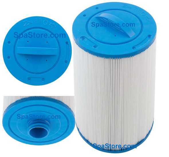 Premium Outdoor USA Spas Filter 6" x  8" Top Handle, Bottom Male Special Thread Sold As 2 Pack