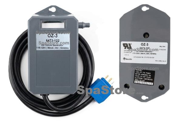 Jacuzzi ® Hot Tub Spa OZ-3 Ozone 115-120V New Version Replaced Obsolete 6473-122