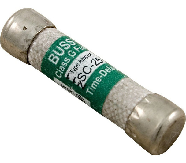 6000-025 Sundance Spas Fuse, Time-Delay Class G, 25 Amp