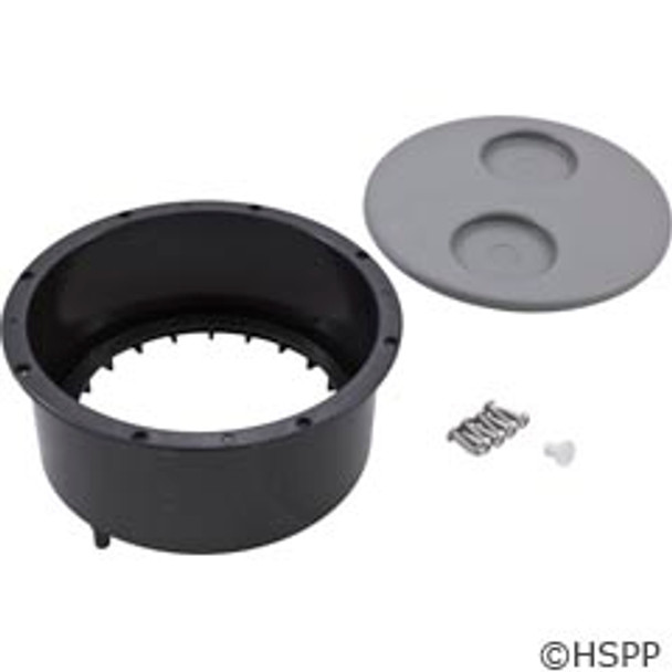 Niche,Filter,Waterway,Top Load,w/2 Cup Holder Lid,Gray