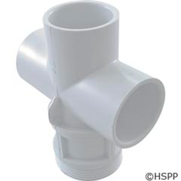 Body, Waterway Top Access Diverter Valve, 1", White