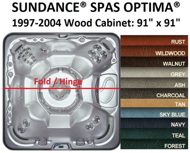 SPA COVER SUNDANCE® SPAS OPTIMA® 1997-2004 Wood Cabinet