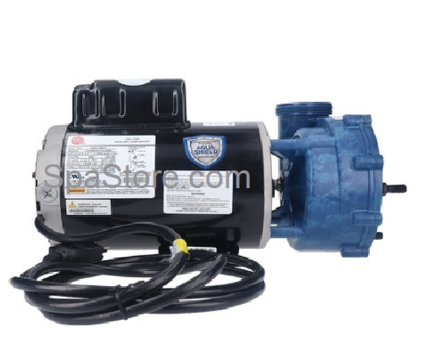 2008 Dynasty Spa Pump, Gecko, 2-Speed, 7hp-230v-56fr-2spd, Blue Wet-End 4-Wire, 8ft in. link