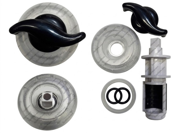 Costco® Evolution Spas Waterfall Knob Valve Assembly LED Light Style 2.5" Knob / Lever