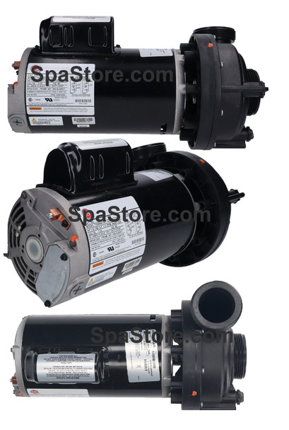 Current Version Sundance® Spas Tacoma Theraflo Spa Pump 3" Connections, 4 Wires, 115 Volts, 1.5 HP, 2 Speed 13.6 / 3.6 Amps RPM 3450/1725 Replaced T55MWBLJ-962, 6500-345