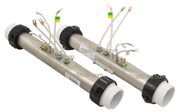 LifeSmart™ Spas Heater Current Collector Assembly Stainless Tube 2" ID Gecko Heat-Wave-XE-4-240V- 4KW
