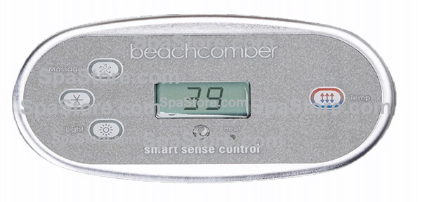 BeachComber Hot Tub Spa 500 Series Topside Control Panel 4 Buttons