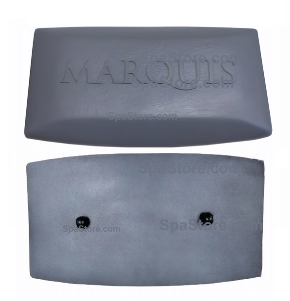 Marquis Spa Pillow 2012+ Gray 9" x 5" With 2 Mount Posts 4-1/2" Apart 