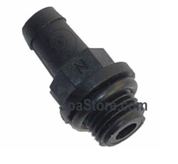 Costco Evolution Pump Hose Connector Black Plastic with O-ring