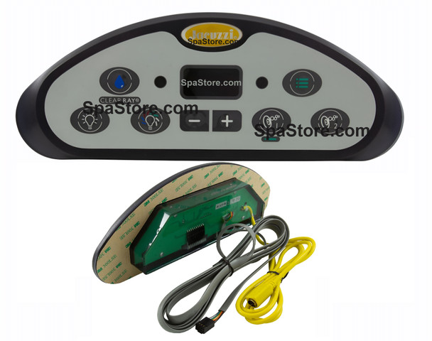 Latest Version Jacuzzi® Hot Tub Spas Topside Control Panel Fit 2014-2015 Model J-300 Series With 2 Jet Pumps