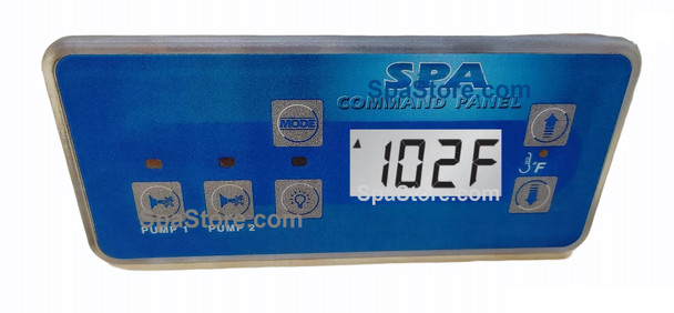Latest Version Keys Backyard Spas 6 Buttons Topside Control Command Panel Replaced Obsolete Original