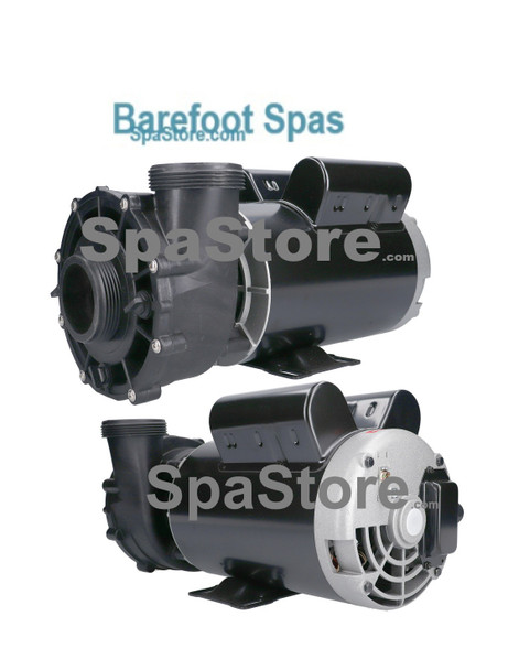 Latest Version Barefoot Spas Hot Tub Pump 2 Speed- 230V WUA400-2/6 With 3" O.D. Fitting Special Version