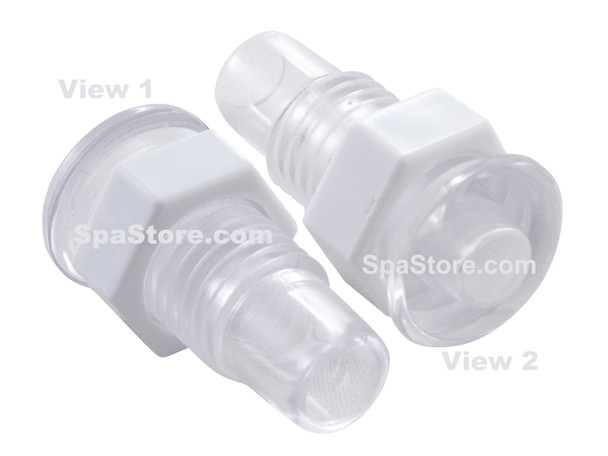 Latest Version Costco Evolution Spas 11/16" Face Diameter Dot Light Assembly Includes Gasket & Nut