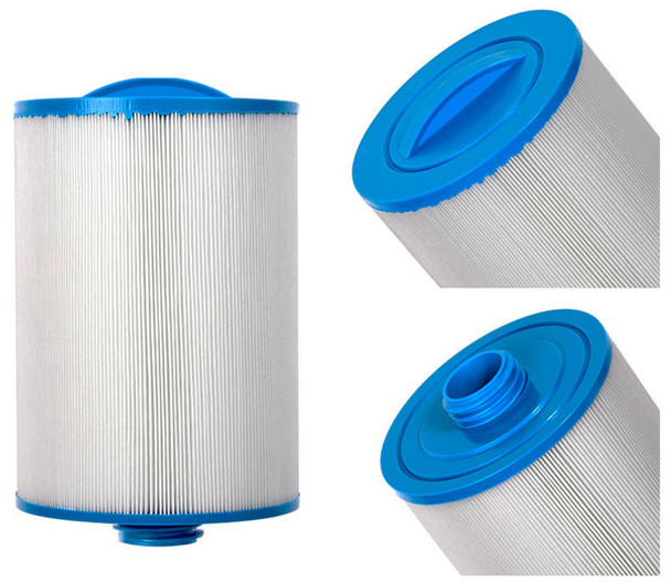 Latest Version Thermo Spas Filter 6" x 8.25" With Special Male Course Thread 1.75" O.D.
