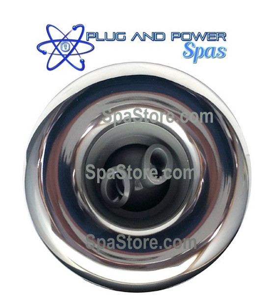 Latest Version Plug And Power Spas 3.5" Jet Face With Dual Spinning Nozzles