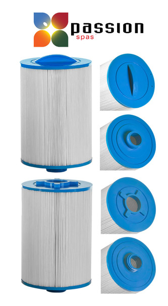 Passion Spas Filter 6" x 16-1/2" Combo Of Two Interlocking Filters Latest Version