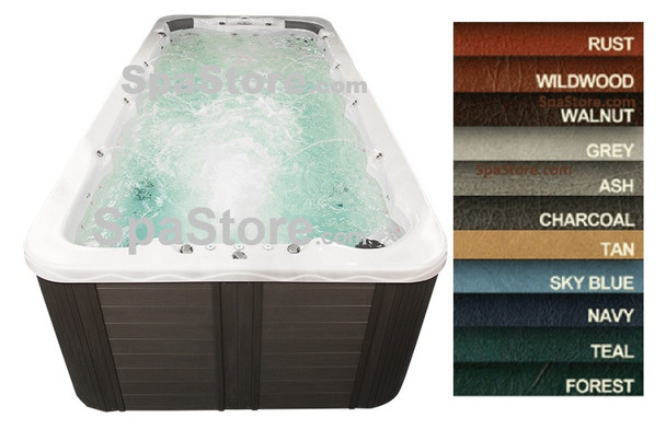 2017 Barefoot Spas Swim Spa Cover For Model SS17 Heavy Duty 4 Panel Spa Cover Replacement Exact Fit 89.75″ Width x 204″ Length With Special Corner Radius