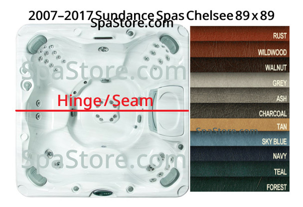 Spa Cover 2007-2017 Sundance® Spas Chelsee® 89" x 89"