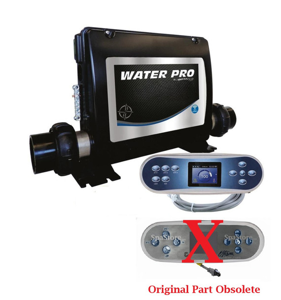Elite Spas Control System Complete Retrofit Kit - New Version including Heater, Control Box, and Topside Panel