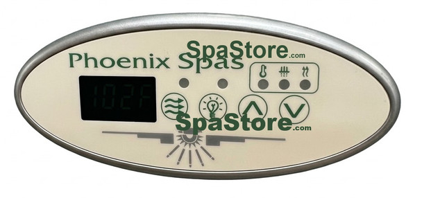 Phoenix Spas Topside Control Panel 4 Buttons