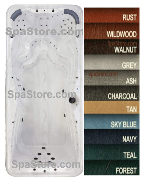 Barefoot Spas Swim Spa Cover For Model 817-S Heavy Duty 4 Panel Spa Cover Replacement 92″ W x 201″ L