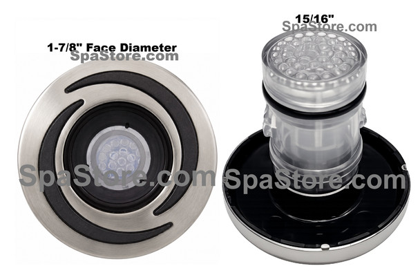 Barefoot Spas Waterfall Fountain Shooter Jet 1-7/8" Face Diameter New Version