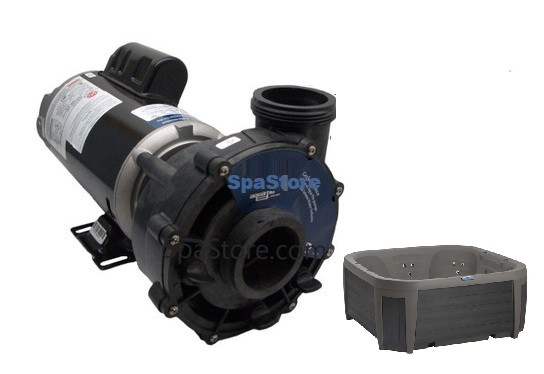 Costco® AquaTerra® Spa Brighton Pump Replacement 1.5HP, 115 Volt, 2 Speed, 3" O.D. Fitting New Version Replaced Obsolete Aqua-Flo Flo-Master XP2e