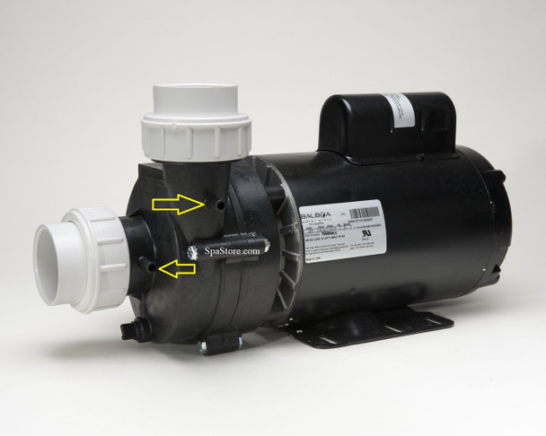 South Seas Spas Pump,  1 Speed, 230V, 3" OD Fittings New Version Replaced Obsolete Original Vico Ultimax Ultra Jet