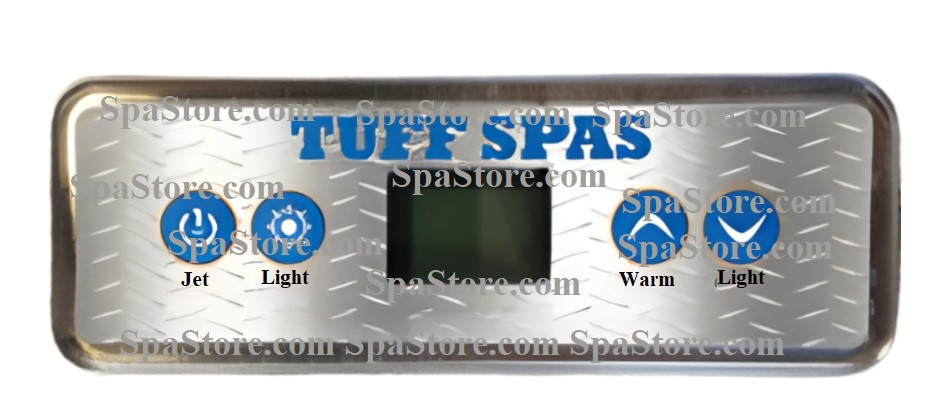 Current Version Tuff Spas Topside Control Panel 4 Buttons Fits 2014 ...
