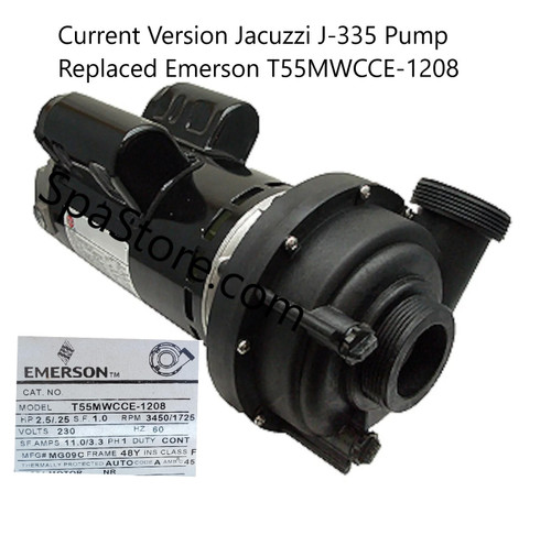 ちゃむ様　#735P-5　#781-2　#862P　#818-5　#392-11 ✓ Latest VERSION 2 Speed 2.5 HP Jacuzzi® J-335 Spa Pump 230 Volt