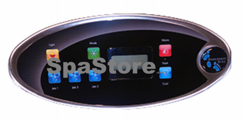 Current Version Barefoot Spas Topside Control Panel 3 Pump 7 Buttons ...
