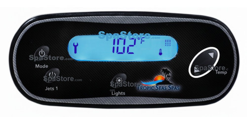 Tropic Seas Spas 735L Hawaii Control Panel Topside Display 5