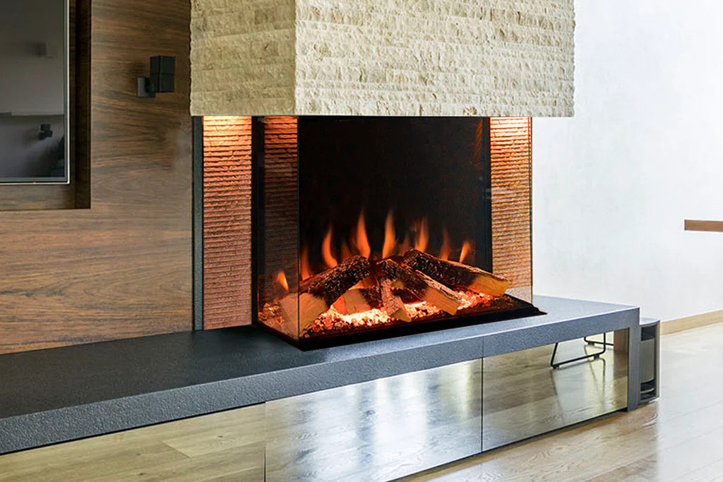 Shop European Home Tyrell 32'' | Halo Series 3-Sided Electric