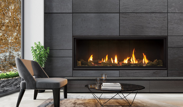 Enviro C60-T Tall Linear Gas Fireplace - Luxury Fire