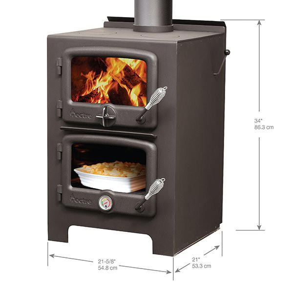 Nectre N350 Small Wood Cook Stove | Luxury Fire