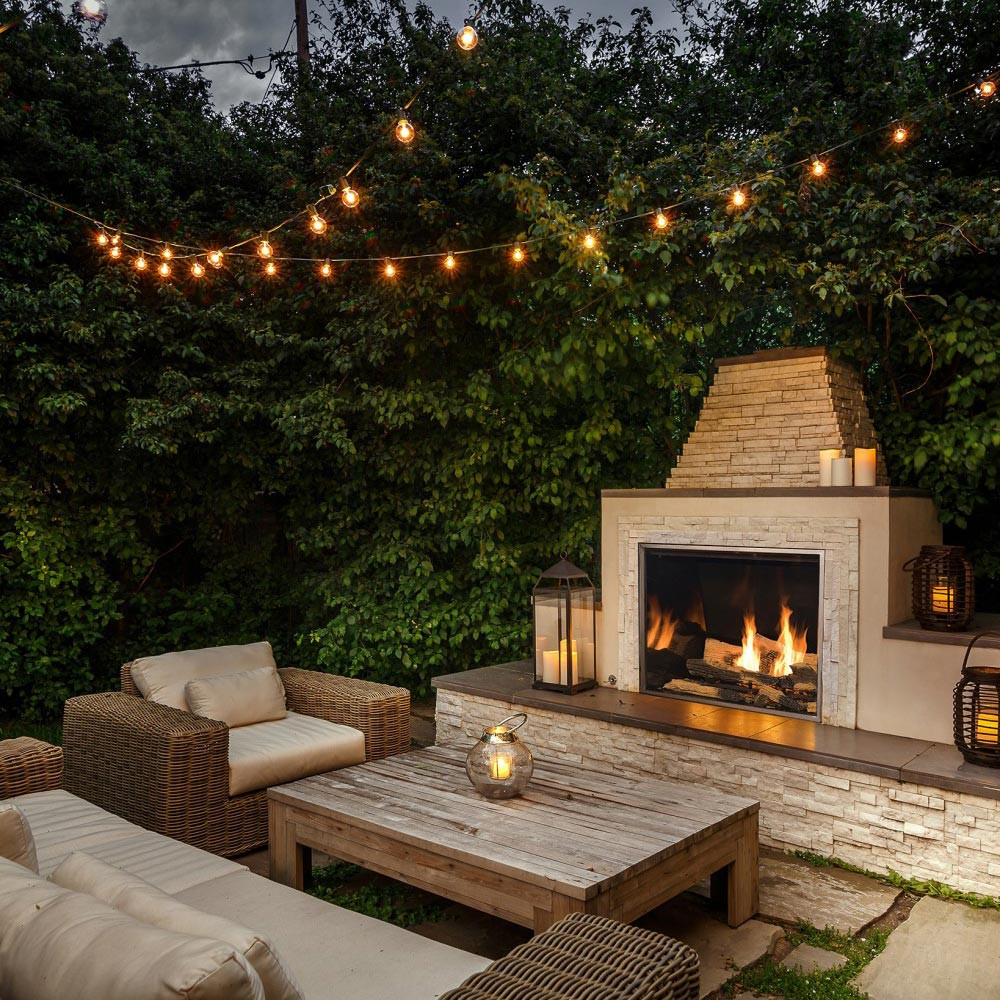 Town and Country TC36 Outdoor Direct Vent Fireplace - Fireplace