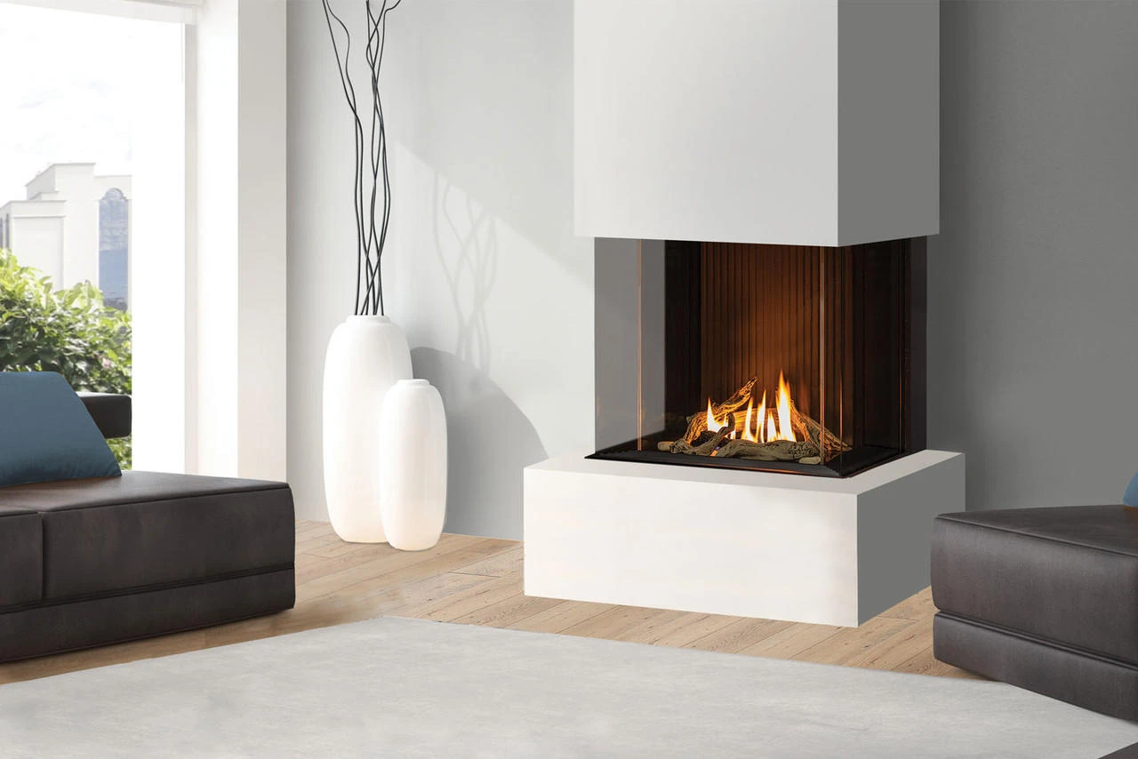 Urbana U30 Bay Tall Direct Vent Gas Fireplace | Luxury Fire