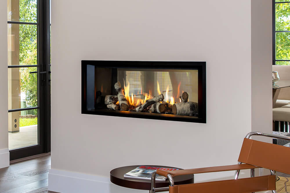 Valor L1 See-Thru Gas Fireplace - Luxury Fire