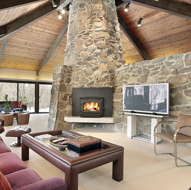 Timberwolf T20I Small Wood Insert with blower - Fireplace Surplus