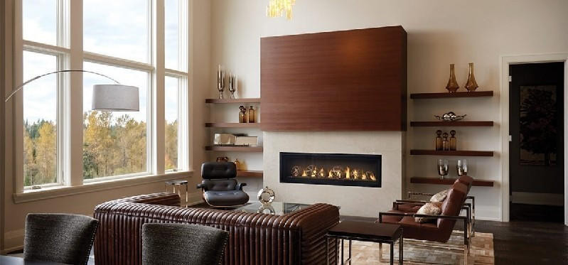 Napoleon LVX38NX-1 Luxuria single-Sided Direct Vent Gas Fireplace
