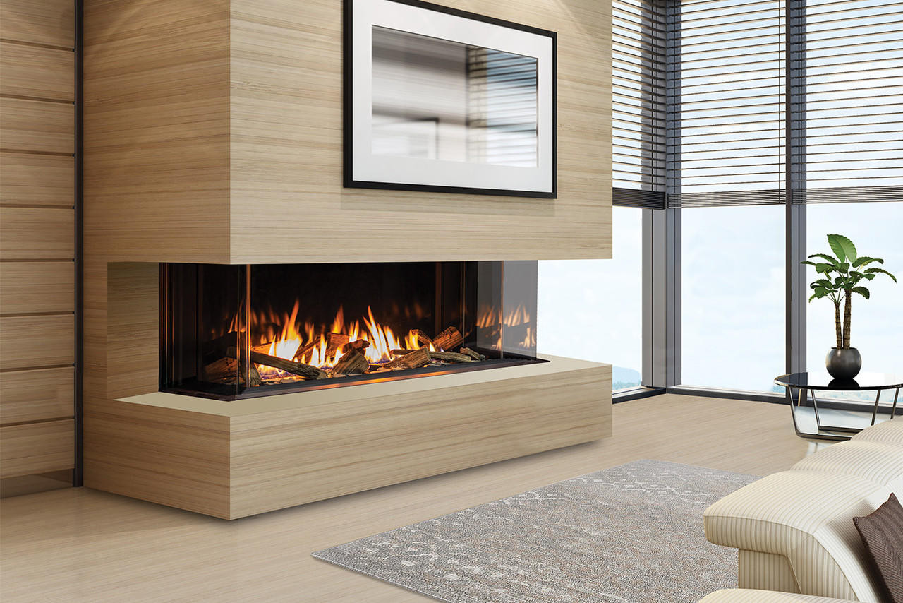 Urbana U50 Bay Direct Vent Gas Fireplace - Luxury Fire