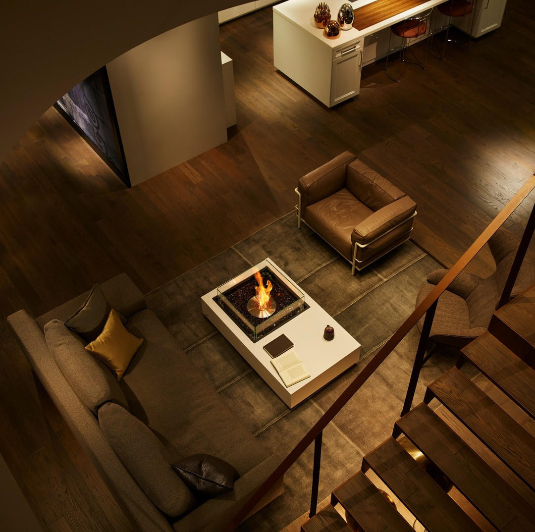 EcoSmart Manhattan 50 Fire Pit Table - Fireplace Surplus
