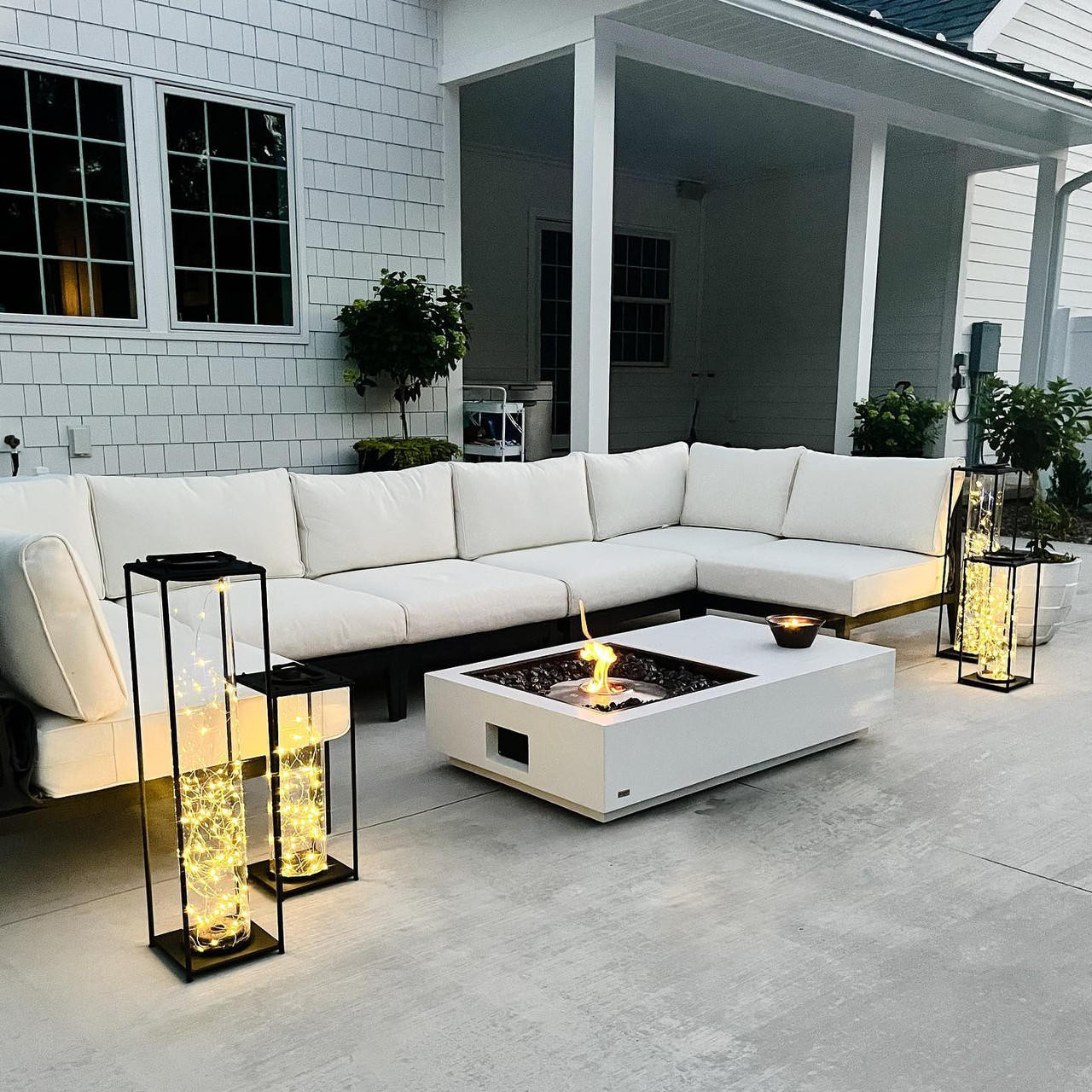EcoSmart Manhattan 50 Fire Pit Table - Fireplace Surplus