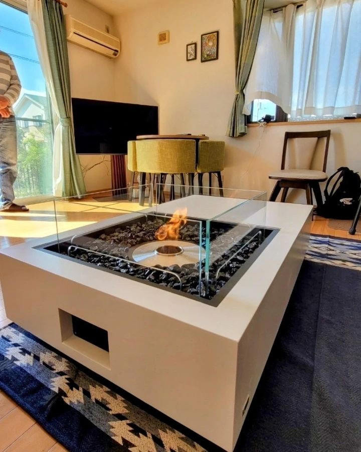 大人気⭐︎eco smart fire 「Manhattan 50」 EcoSmart Fire Manhattan 50 Fire Pit Table | Ethanol & Gas LP/NG