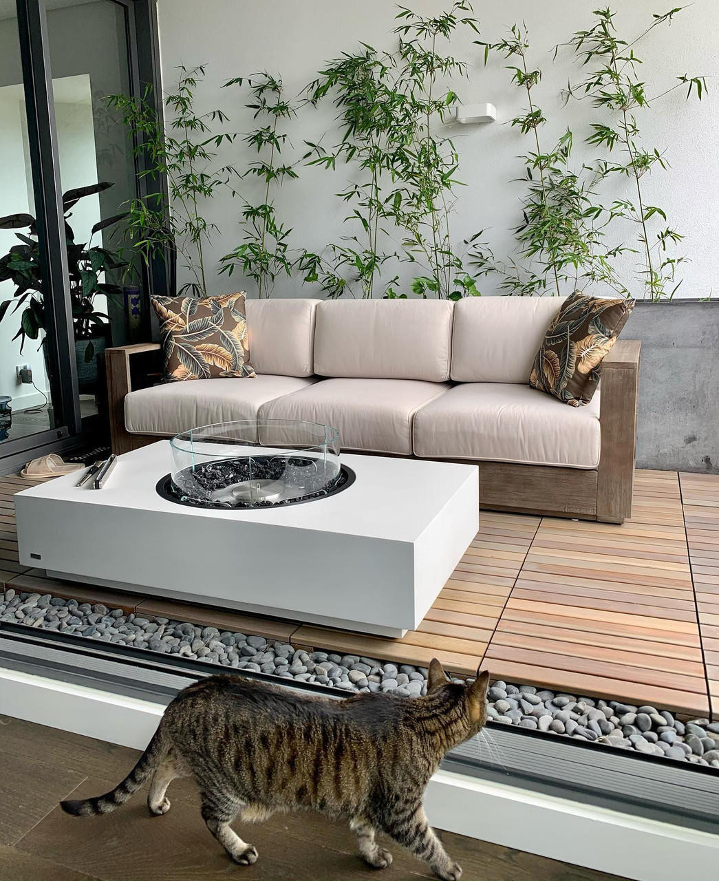エコスマートファイヤー Martini 50 バーナー無しFire Tables EcoSmart Martini 50 Fire Pit Table - Fireplace Surplus