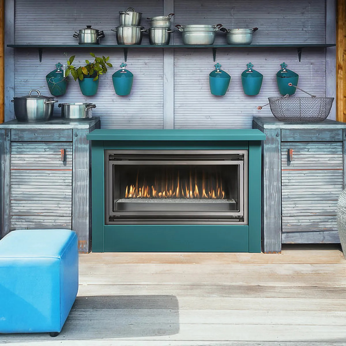 Montigo Mahana 42″ Outdoor Vent Free Gas Fireplace - Fireplace Surplus