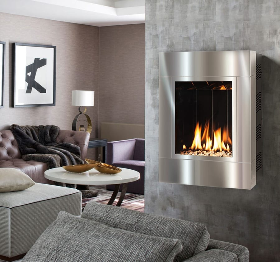 SOLAS ONE6 Wall-Mount Vent-Free Gas Fireplace - Luxury Fire