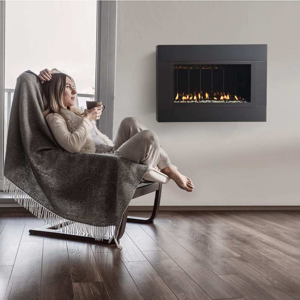 SOLAS TWENTY6 Wall-Mount Vent-Free Gas Fireplace - Luxury Fire